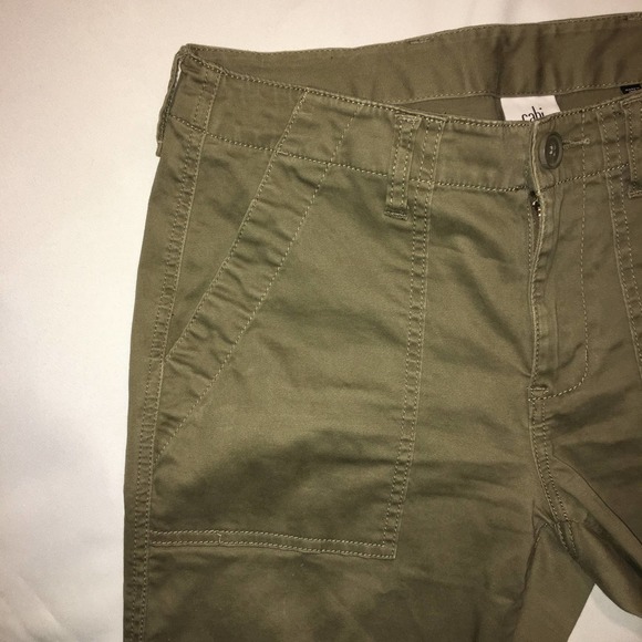 Cabi Scout Flap Button Pocket Taper Stretch Pants - Picture 4 of 16